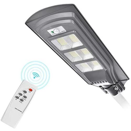 936W Solar Street Lights Outdoor, 624 LEDs Solar Parking Lot Lights Motion Sensor, IP67 Waterproof 7000K Street Light, Super Bright Solar Powered Lighting for Garage,Garden,Playground,Patio,Driveway