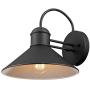 Globe Electric 44165 Sebastien 1-Light Outdoor Wall Sconce, 2-Pack, Black Finish