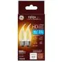 GE Relax HD Bent Tip Dimmable LED Light Bulbs (60 Watt Replacement LED Light Bulbs), 500 Lumen, Medium Base Light Bulbs, Soft White, Clear Finish, 2-Pack LED Bulbs GE Relax HD Bent Tip Dimmable LED Light Bulbs (60 Watt Replacement LED Light Bulbs), 500 Lumen, Medium Base Light Bulbs, Soft White, Clear Finish, 2-Pack LED Bulbs