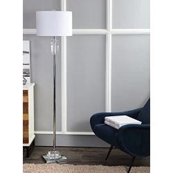 JONATHAN Y JYL1046A Aria 63'' Crystal/Metal LED Floor Lamp Contemporary,Glam,Transitional for Bedrooms, Living Room, Office, Reading, Clear/Chrome