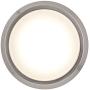 Hamilton Hills New Round Flush Mount Thin Ceiling Light |  LED Disc Shaped Thinnest Round Dimmable Lighting Fixture Direct Wire Lights No Drywall Work Required 3000K Bright White 16'' Brushed Nickel