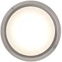 Hamilton Hills New Round Flush Mount Thin Ceiling Light |  LED Disc Shaped Thinnest Round Dimmable Lighting Fixture Direct Wire Lights No Drywall Work Required 3000K Bright White 16'' Brushed Nickel