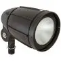 Newhouse Lighting BLF12BRZ 12-Watt Die-Cast Aluminum LED Bullet Flood Outdoor, Weatherproof Landscape Lighting 1205 Lumens, 3000K Warm White, 1/2'' Knuckle Mount Bronze