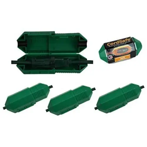 3pk Green Electrical and Extension Cord Protective Safety Cover with