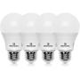 Great Eagle A19 LED Light Bulb, 9W (60W Equivalent), UL Listed, 5000K (Daylight), 750 Lumens, Non-dimmable, Standard Replacement (4 Pack)