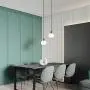 Mini Glass Shade Pendant Light with Cross Metal Wire, Modern Drop Hanging Light for Kitchen Island, Dining Room(1-Pack) (No Bulb)