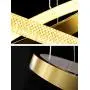 Modern Gold Chandeliers LED 2 Rings Pendant Light Adjustable Stainless Steel Ceiling Light Fixture for Living Room Dining Room Bedroom Modern Gold Chandeliers LED 2 Rings Pendant Light Adjustable Stainless Steel Ceiling Light Fixture for Living Room Dining Room Bedroom
