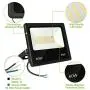 LED Flood Light, 60W 6600lm Super Bright Security Lights, 5000K Daylight White IP66 Waterproof Outdoor Flood Light for Garage, Garden, Lawn and Yard- 2 Pack