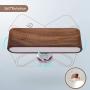 [American Black Walnut] YiLaie Reading Lights, Magnetic Dimmable 360° Rotatable, Portable Lights Battery Powered, Rechargeable Night Wall Lights, Lamps for Book Reading, Bedrooms, Living Room Bedside