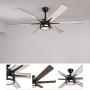 Honeywell 51036 Kaliza Modern Ceiling Fan with Remote Control, 56'', Espresso