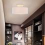 Ceiling Light, 15 Modern Stripe Fabric Pendant Light Shade Flush Mount, Large Drum Lampshade, Lamps for bedrooms, Flush Chrome Matt, 3 Bulbs Ceiling Light, 15 Modern Stripe Fabric Pendant Light Shade Flush Mount, Large Drum Lampshade, Lamps for bedrooms, Flush Chrome Matt, 3 Bulbs