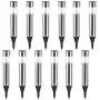 Solar Pathway Lights Outdoor,12-Pack Waterproof Solar Lights Outdoor Stainless Steel Painted Solar Light for Garden,Yard,Lawn Solar Pathway Lights Outdoor,12-Pack Waterproof Solar Lights Outdoor Stainless Steel Painted Solar Light for Garden,Yard,Lawn