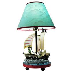 Tools & Home Improvement Table Lamps Childrens Table Lamp Study Reading Lamp Bedroom Bedside Lamp Pirate Ship Table Lamp Living Room Decoration Lamps Gifts Lighting & Ceiling Fans Lamps & Shades