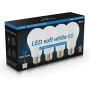 Great Eagle A19 LED Light Bulb, 9W (60W Equivalent), UL Listed, 3000K (Soft White), 750 Lumens, Non-dimmable, Standard Replacement (4 Pack)