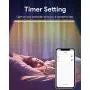 LED Strip Light, RGB+White Rope Light Strip, Strip Lighting with iOS & Android App Control, Alexa & Google Assistant Support, IP65 Water Resistance, and Music-Syncing Effects for Home (16.4ft)