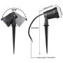 Sunriver 6W LED Landscape Lights 12V 24V Low Voltage Outdoor Garden Landscape Spotlight IP65 Waterproof with Stand Spike for Yard, Lawn, Garden (6 Pack, Warm White)