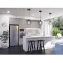 JYMTT Lighting,3 Lights Industrial Style Ceiling Island Pendant Lighting, Matte Black, Bulb Not Included