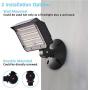 SZGMJIA 30W LED Flood Light with Knuckle, Dusk-to-Dawn Photocell 5000K 3,900lm(150W Equivalent) Waterproof with Base for Wall Mount Outdoor Security Fixture for Entrance Garden Yards