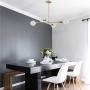 ANJIADENGSHI Sputnik Chandelier Lighting Modern Iron Pendant Light with 4 E26 Bulb for Living Room Dining Room Kitchen Bedroom Golden