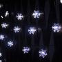 HUGSVIK 30Ft 50 LED Solar Christmas Lights Outdoor, Cold White Solar Snowflake Lights Outdoor, Waterproof Solar Christmas Snowflake Lights Outdoor Decorative for Xmas Tree Garden Yard Patio House HUGSVIK 30Ft 50 LED Solar Christmas Lights Outdoor, Cold White Solar Snowflake Lights Outdoor, Waterproof Solar Christmas Snowflake Lights Outdoor Decorative for Xmas Tree Garden Yard Patio House