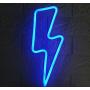 LDGJ Neon Sign Bolt Led Wall Light Battery and USB Operated Lights Blue Lightning Neon Signs Light up for The Home,Kids Room,Bar,Party,Christmas,Wedding