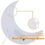 REVEW Marquee Night Light, Led Lamp Wall Decoration for Kids & Adults Room/Living Room/Bedroom Table - Battery Powered (Moon)