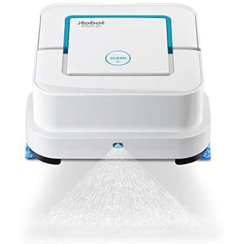 iRobot Braava Jet 240 Superior Robot Mop - App enabled, Precision Jet Spray, Vibrating Cleaning Head, Wet and Damp Mopping, Dry Sweeping Modes