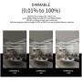 MADEM Modern LED Pendant Light Dimmable Contemporary Chandelier Creative Foyer Hanging Lighting Fixture for Living Dining Room Bedroom Kitchen Island,6000K Cool White, Silver