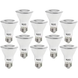 Sunco Lighting 10 Pack PAR20 LED Bulb, 7W=50W, Dimmable, 4000K Cool White, E26 Base, Indoor/Outdoor Spotlight, Waterproof - UL & Energy Star