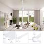 Honeywell 50605 Eamon Modern Ceiling Fan with Remote Control, 52'', White