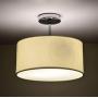 Modern 2-Light Semi Flush Mount Ceiling Light Fixture Drum Light with Linen Fabric Shade for Bar, Dining Room, Corridor,Kitchen,Living Room Hallway Bathroom. LED Bulb(not Include)