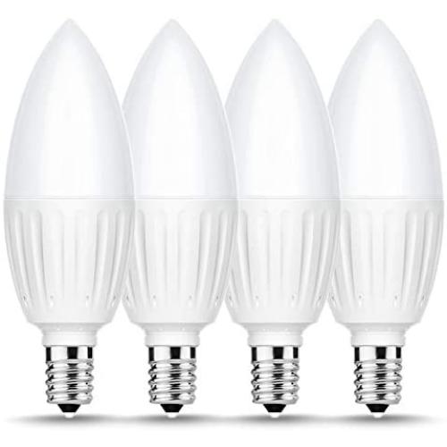 Briignite E12 LED Candelabra Bulb, 880LM, 80W Incandescent Bulb Equivalent, Chandelier Light Bulb Soft White 3000K, E12 Candelabra Base, Non-Dimmable Bulb for Living Room, Dining Room, 4 Pack