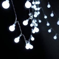 Globe String Light,Dailyart LED Starry Light Fairy Light for Wedding,Xmas Party (White, Battery-Powered, 13feet/4meters)