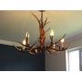 Antler Chandelier 6 Light,Deer Horn Chandeliers Vintage Style Ceiling Light Amercian Rustic Antler Chandeliers for Living Room,Dining Room Antler Chandelier 6 Light,Deer Horn Chandeliers Vintage Style Ceiling Light Amercian Rustic Antler Chandeliers for Living Room,Dining Room