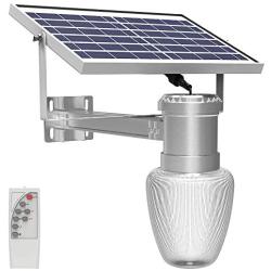 ENGREPO Solar Lights Outdoor, Security Wireless Waterproof Solar Lantern Light Auto On/Off Dusk to Dawn with Remote Control for Yard, Garden, Corridor, Warehouse, Garage