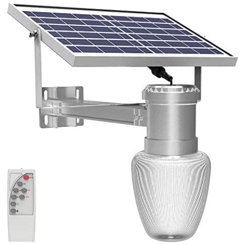 ENGREPO Solar Lights Outdoor, Security Wireless Waterproof Solar Lantern Light Auto On/Off Dusk to Dawn with Remote Control for Yard, Garden, Corridor, Warehouse, Garage