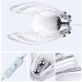 SAMGREEN LED Mood Light Shell Pearl Night Light Lamp for Living Room Bedroom, Table lamp Night Lamp for Home Deco Decoration (Clear)