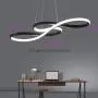 Modern LED Acrylic Chandelier Dining Room Dimmable 3000K~6500K Remote Control Pendant Lights Color/Brightness Adjustable Half Flush Mount Ceiling Hanging Lamp Fixture for Bedroom Livingroom Lighting Modern LED Acrylic Chandelier Dining Room Dimmable 3000K~6500K Remote Control Pendant Lights Color/Brightness Adjustable Half Flush Mount Ceiling Hanging Lamp Fixture for Bedroom Livingroom Lighting