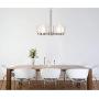 Dining Room Lighting Fixtures Hanging, Chandelier Light Fixture, Kitchen Chandelier, 5 Light Chandelier, Brushed Nickel