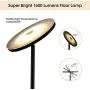 Tangkula Sky LED Torchiere Floor Lamp, Dimmable Standing Light with 3 Light Options, Ideal for Living Room, Bedroom and Office (Black) Tangkula Sky LED Torchiere Floor Lamp, Dimmable Standing Light with 3 Light Options, Ideal for Living Room, Bedroom and Office (Black)