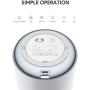 AUKEY Bedside Table Lamp, Night Light for Bedrooms with Rechargeable Internal Battery Dimmable 3000K-6500K Warm White Light & Color Changing RGB
