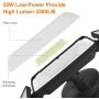 LEPOWER 35W LED Security Lights Motion Sensor Light Outdoor, 3500LM Motion Security Light, Waterproof IP65, 5500K, Full Metal, 3 Head Motion Detected for Garage,Porch,Yard (NOT Solar Powered)