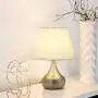 Modern Table Lamps Set of 2 Bedside Table Lamps Nightstand Lamps with Metal Base Silver Desk Lamps for Living Room Bedroom Family Room Coffee Table Modern Table Lamps Set of 2 Bedside Table Lamps Nightstand Lamps with Metal Base Silver Desk Lamps for Living Room Bedroom Family Room Coffee Table