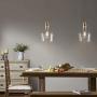 Hampton Hill Auburn Gold Modern Chandeliers Pendant Hanging Lamp Ceiling, Dining Room Lighting Fixtures, 8''x8''