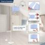 Escolite LED Floor Lamps, Modern Floor Lamp, Classic Standing Lamp Tall Lamp Reading Standing Light with Hanging LampShade Minimalist Bedside Floor Lamps for Living Room Bedroom Office with LED Bulb
