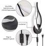 Modern Wall Sconces Set of 2, Plug in Wall Sconces 10W 5500K Cool White Acrylic Wall Sconce Lighting with 5.5FT Plug in Cord and On/Off Switch on The Cord