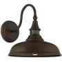 Gough Rustic Farmhouse Outdoor Barn Light Fixture Bronze 12 1/2'' Dusk to Dawn Motion Sensor for Exterior House Porch Patio Deck - John Timberland