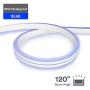 iNextStation Neon LED Strip Light 16.4ft/5m 12V DC 600 SMD2835 LEDs Waterproof Flexible LED NEON Light for Indoors Outdoors Decor [ Blue | No Power Adapter]