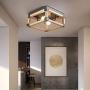 Maxax Flush Mount Ceiling Light Farmhouse Flush Mount Close to Ceiling Lamp 2-Light for Kitchen Island Dining Room Bedroom Foyer Hallway