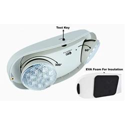 Outdoor Rated High Output White LED Emergency Light (Bug Eyes) with Battery Backup, Wet Location Listed, 90-Minute Minimum Capacity, 120V-277V